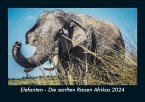 Elefanten - Die sanften Riesen Afrikas 2024 Fotokalender DIN A5