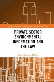 Private Sector Environmental Information and the Law (eBook, ePUB)