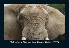 Elefanten - Die sanften Riesen Afrikas 2024 Fotokalender DIN A5 - Tobias Becker