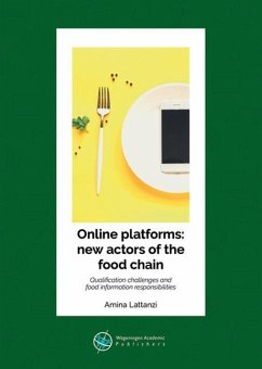 Online Platforms - New Actors of the Food Chain - Lattanzi, Amina