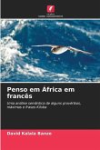 Penso em África em francês