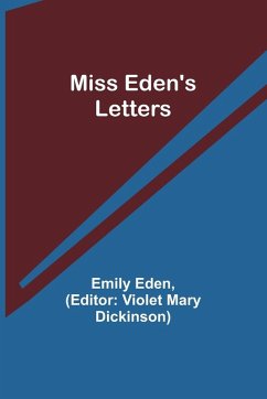 Cover Miss Eden's Letters