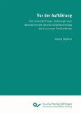 Vor der Aufklärung (eBook, PDF) Vor der Aufklärung (eBook, PDF)
