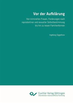Cover Vor der Aufklärung (eBook, PDF)
