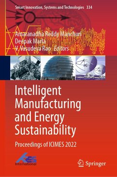 Intelligent Manufacturing and Energy Sustainability (eBook, PDF)