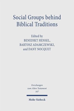 Cover Social Groups behind Biblical Traditions (eBook, PDF)
