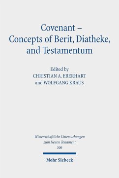 Cover Covenant - Concepts of Berit, Diatheke, and Testamentum (eBook, PDF)