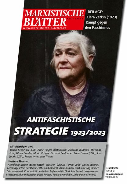Antifaschistische Strategie 1923/2023 (eBook, PDF) Antifaschistische Strategie 1923/2023 (eBook, PDF)