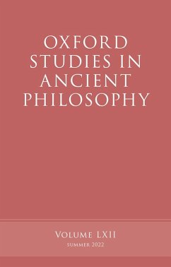 Cover Oxford Studies in Ancient Philosophy, Volume 62 (eBook, PDF)