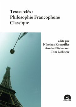 Cover Textes-clés: Philosophie Francophone Classique