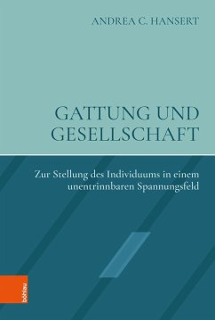Gattung und Gesellschaft - Hansert, Andrea C.
