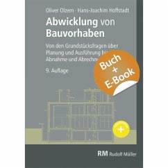 Abwicklung von Bauvorhaben mit E-Book (PDF) - Hoffstadt, Hans Joachim;Olzem, Oliver