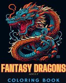 Fantasy Dragons Adult Coloring Book