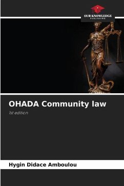 OHADA Community law - AMBOULOU, Hygin Didace