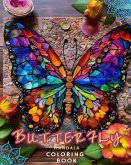 New Large Print Butterflies Adult Coloring Book