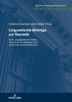 Linguistische Beiträge zur Slavistik.