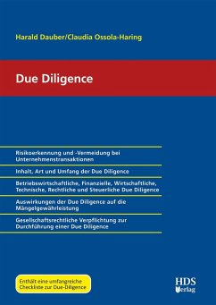 Due Diligence (eBook, PDF) - Dauber, Harald; Ossola-Haring, Claudia