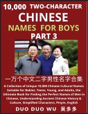 Learn Mandarin Chinese with Two-Character Chinese Names for Boys (Part 3) Learn Mandarin Chinese with Two-Character Chinese Names for Boys (Part 3)