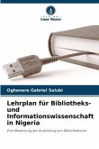 Lehrplan für Bibliotheks- und Informationswissenschaft in Nigeria