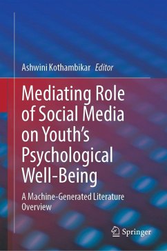 Cover Mediating Role of Social Media on Youth's Psychological Well-Being (eBook, PDF)