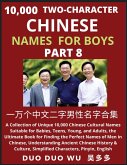 Learn Mandarin Chinese with Two-Character Chinese Names for Boys (Part 8) Learn Mandarin Chinese with Two-Character Chinese Names for Boys (Part 8)
