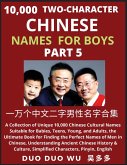 Learn Mandarin Chinese with Two-Character Chinese Names for Boys (Part 5)