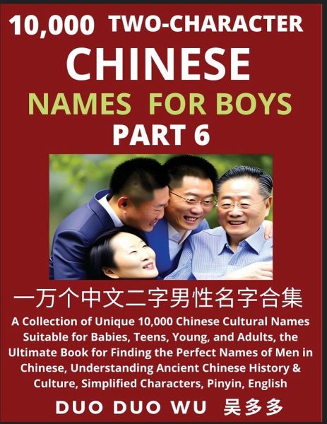 Learn Mandarin Chinese with Two-Character Chinese Names for Boys (Part 6) Learn Mandarin Chinese with Two-Character Chinese Names for Boys (Part 6)