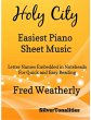 Holy City Easiest Piano Sheet Music -... - Bild 1