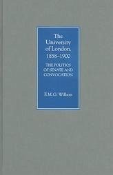 Cover The University of London, 1858-1900 (eBook, PDF)