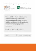 ReserveBatt – Momentanreserve mit Hochleistungsbatterien – Systemdienstleistungen für den stabilen und sicheren Betrieb des Energieversorgungssystems (eBook, PDF)