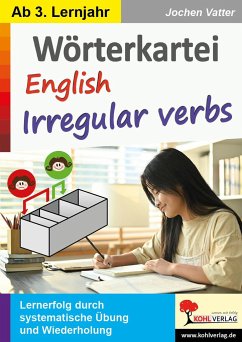Wörterkartei English Irregular verbs - Vatter, Jochen