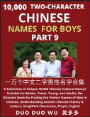 Learn Mandarin Chinese with Two-Character Chinese Names for Boys (Part 9) Learn Mandarin Chinese with Two-Character Chinese Names for Boys (Part 9)