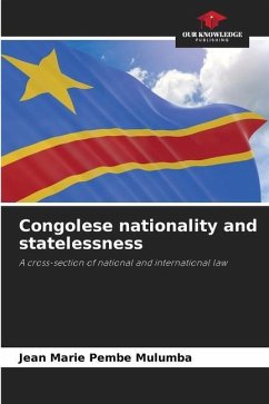 Congolese nationality and statelessness - Pembe Mulumba, Jean Marie