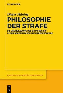 Philosophie der Strafe - Hüning, Dieter