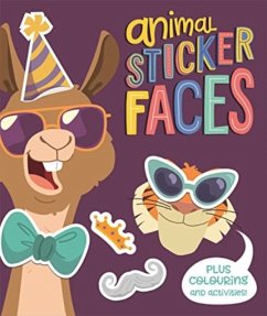 Animal Sticker Faces - Igloo Books