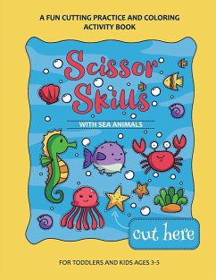 Scissor Skills Preschool Workbook for Kids with Sea Animals - Bucur House