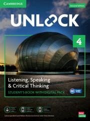Unlock Level 4 Listening, Speaking and Critical Thinking Student's Book with Digital Pack - Lansford, Lewis; Lockwood, Robyn Brinks