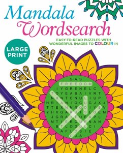 Large Print Mandala Wordsearch - Saunders, Eric