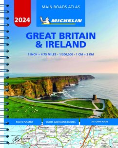 Cover Great Britain & Ireland 2024 - Mains Roads Atlas (A4-Spiral)