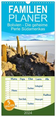 Familienplaner 2024 - Bolivien - Die geheime Perle Südamerikas mit 5 Spalten (Wandkalender, 21 x 45 cm) CALVENDO - Marlena Büchler, Piera