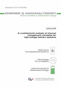 Cover A multifactorial analysis of thermal management concepts for high-voltage battery systems (eBook, PDF)