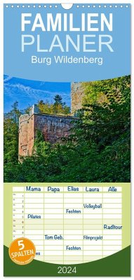 Familienplaner 2024 - Burg Wildenberg mit 5 Spalten (Wandkalender, 21 x 45 cm) CALVENDO - Kreuzer, Siegfried