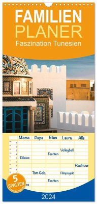 Familienplaner 2024 - Faszination Tunesien mit 5 Spalten (Wandkalender, 21 x 45 cm) CALVENDO
