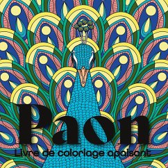 Paon Livre de coloriage apaisant