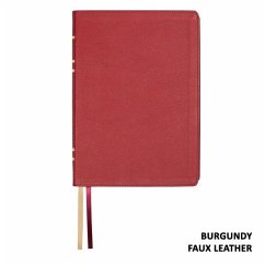 Lsb Giant Print Reference Edition, Paste-Down Burgundy Faux Leather - Steadfast Bibles
