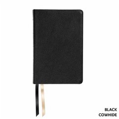 NASB Handy Size, Paste-Down Black Cowhide - Steadfast Bibles