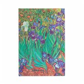 Paperblanks 2024 Van Gogh's Irises 18-Month Mini Horiztonal Elastic Band Closure 208 Pg 80 GSM