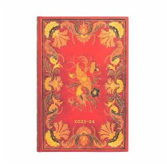 Paperblanks 2024 Fiammetta Fiammetta 18-Month Mini Horiztonal Elastic Band Closure 208 Pg 80 GSM