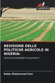 REVISIONE DELLE POLITICHE AGRICOLE IN NIGERIA: