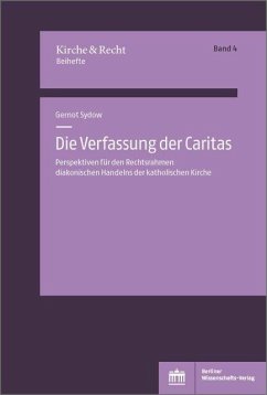 Die Verfassung der Caritas (eBook, PDF) - Sydow, Gernot